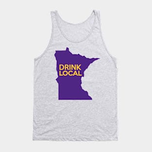 Minnesota Drink Local MN Purple Tank Top